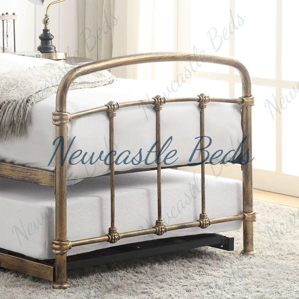 Mostyn Guest Bed Antique Bronze Newcastle Beds