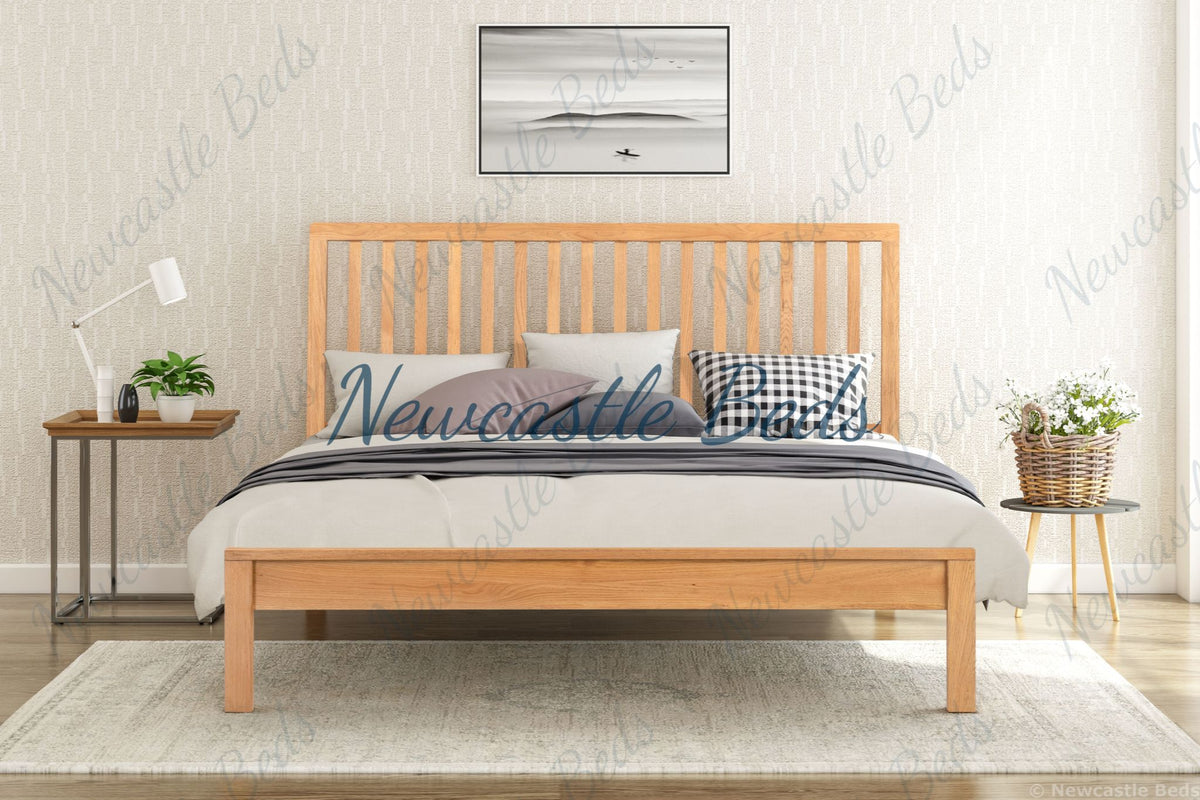 Rowley Solid Smoked Oak Newcastle Beds