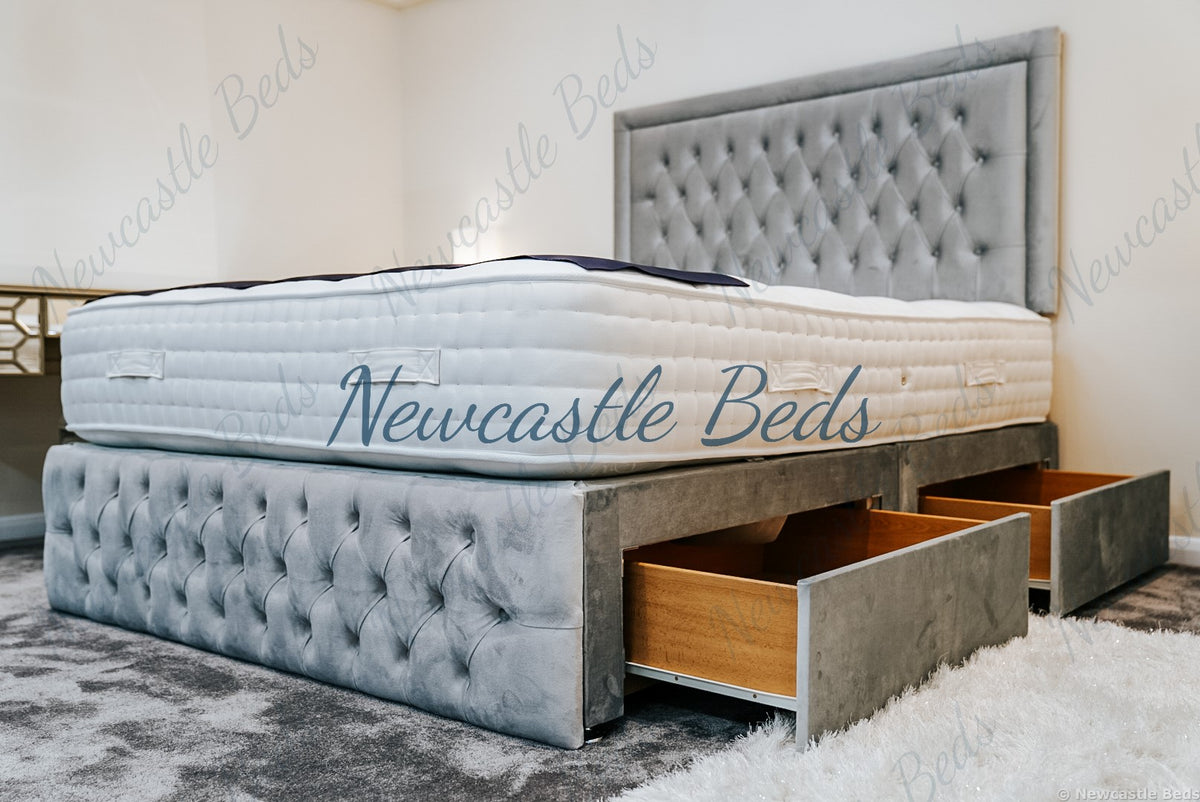 Isabella Divan Set with Headboard & Footboard Newcastle Beds