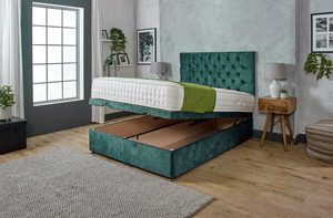 Chesterfield Ottoman Divan Bed with Headboard